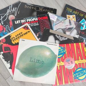 Random Set Of 5 Vintage 12" Vinyl Records - Starter Kit Collection